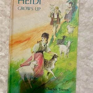 Heidi Grows Up • Vtg• 1964 • by Charles Tritten • Whitman Publishing • HC Book